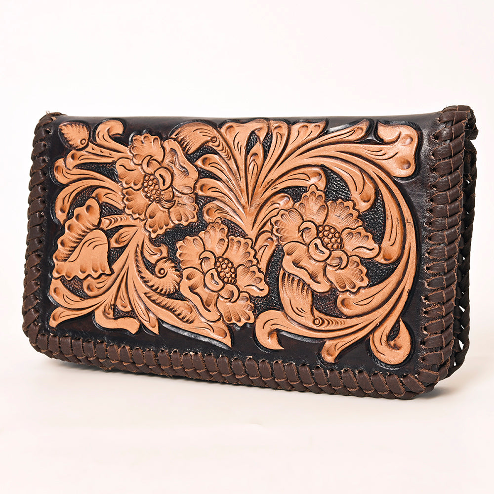 American Darling Clutch Hand Tooled Genuine Leather Western Women Bag Handbag Purse | Purses for Cute