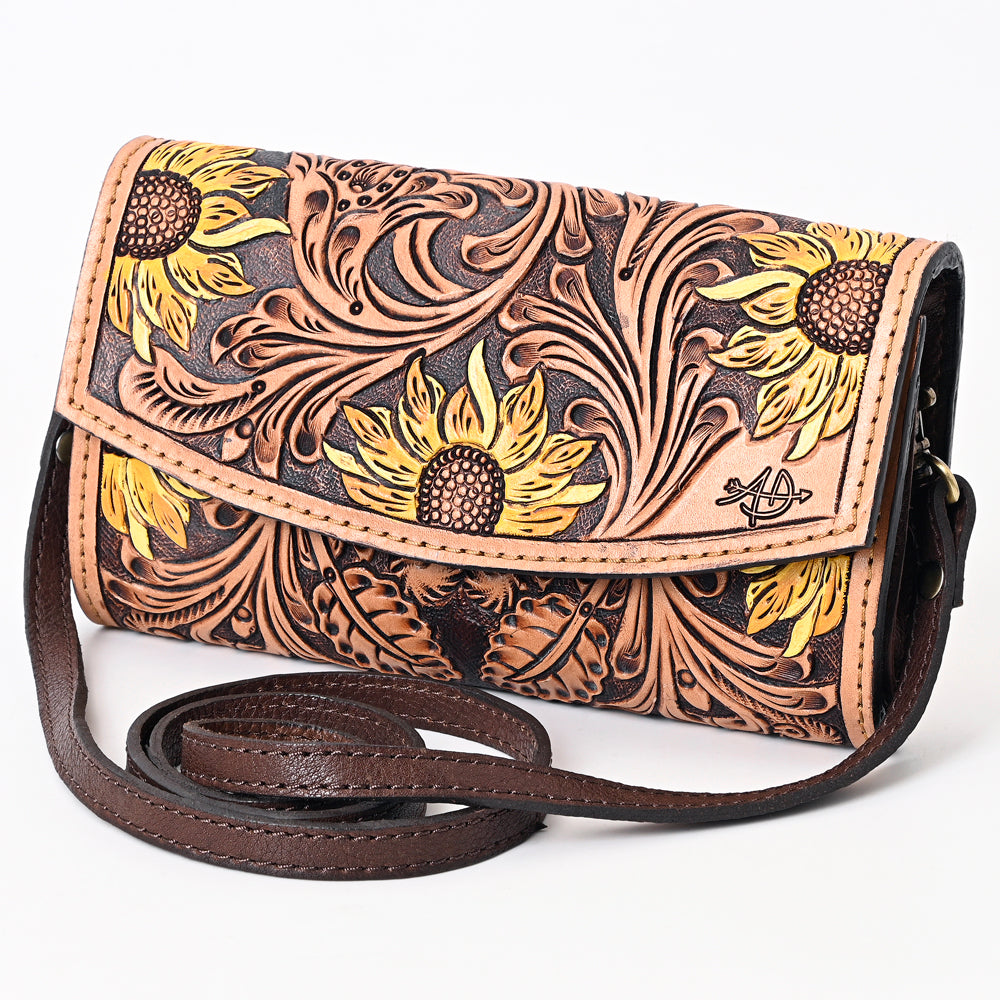 American Darling Clutch Hand Tooled Genuine Leather Western Women Bag Handbag Purse | Purses for Cute