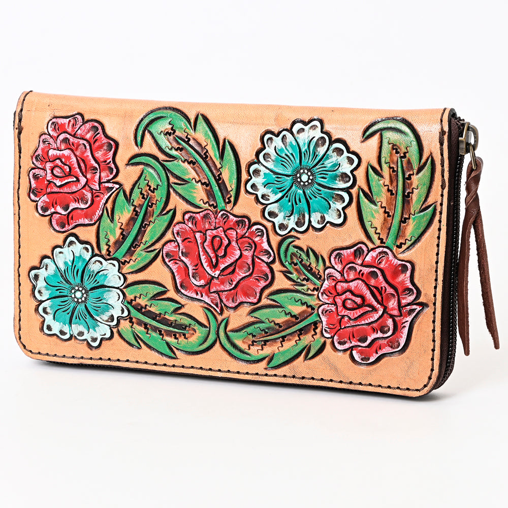 American Darling Clutch Hand Tooled Genuine Leather Western Women Bag Handbag Purse | Purses for Cute