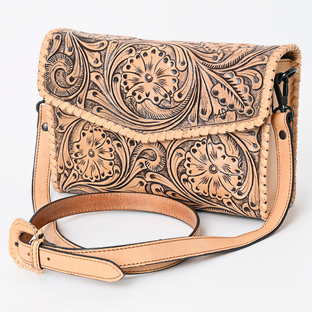 American Darling Wallet Hand Tooled Genuine Leather Western Women Bag | Wristlet Travel