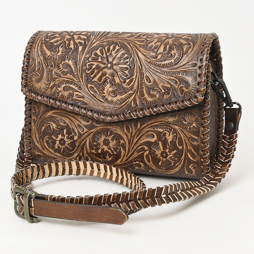 American Darling Wallet Hand Tooled Genuine Leather Western Women Bag | Wristlet Travel