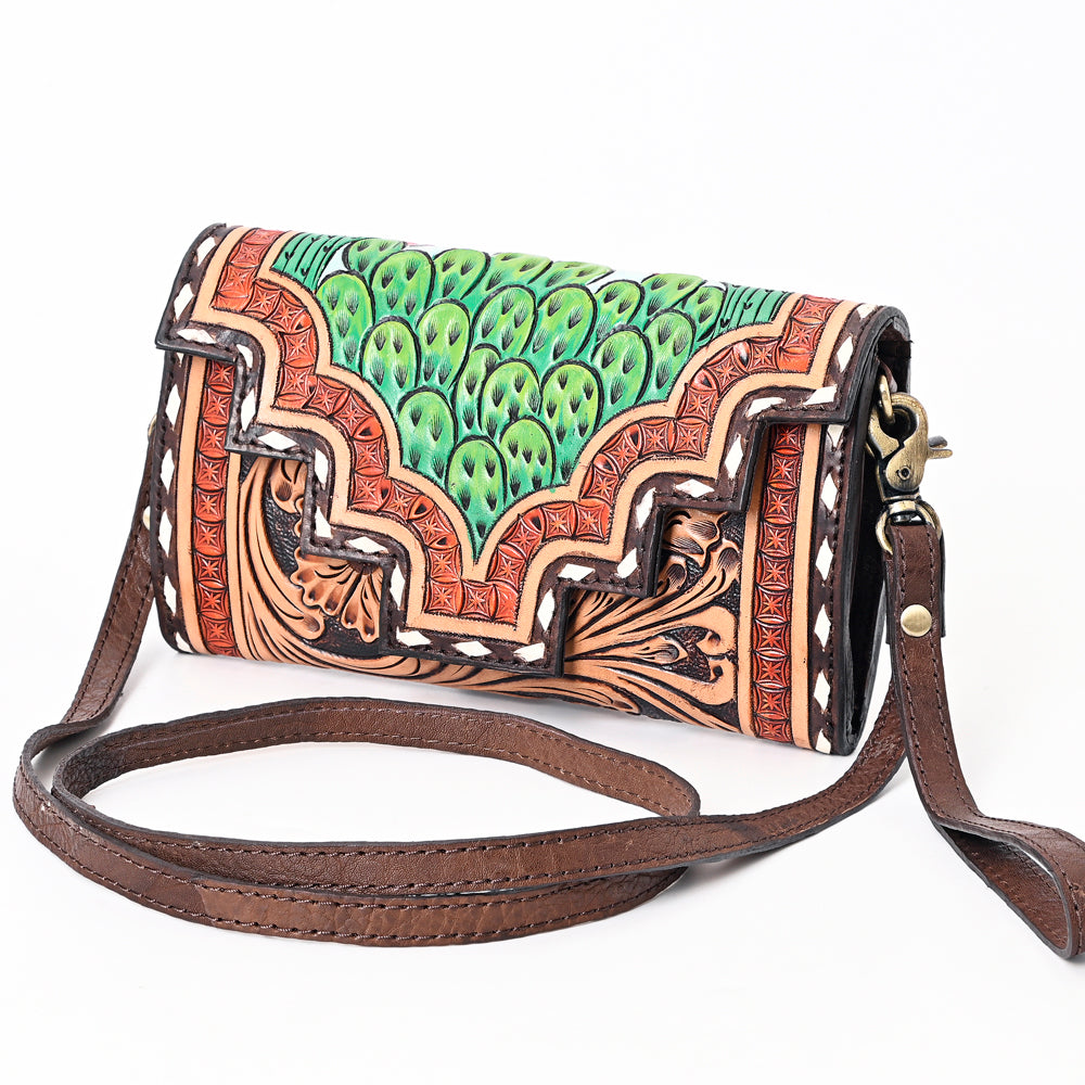 American Darling Clutch Hand Tooled Genuine Leather Western Women Bag Handbag Purse | Purses for Cute