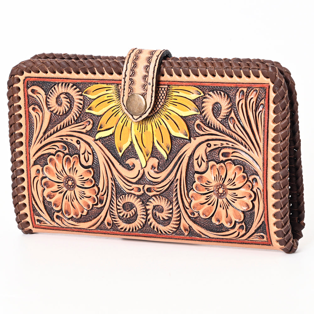 American Darling Clutch Hand Tooled Genuine Leather Western Women Bag Handbag Purse | Purses for Cute