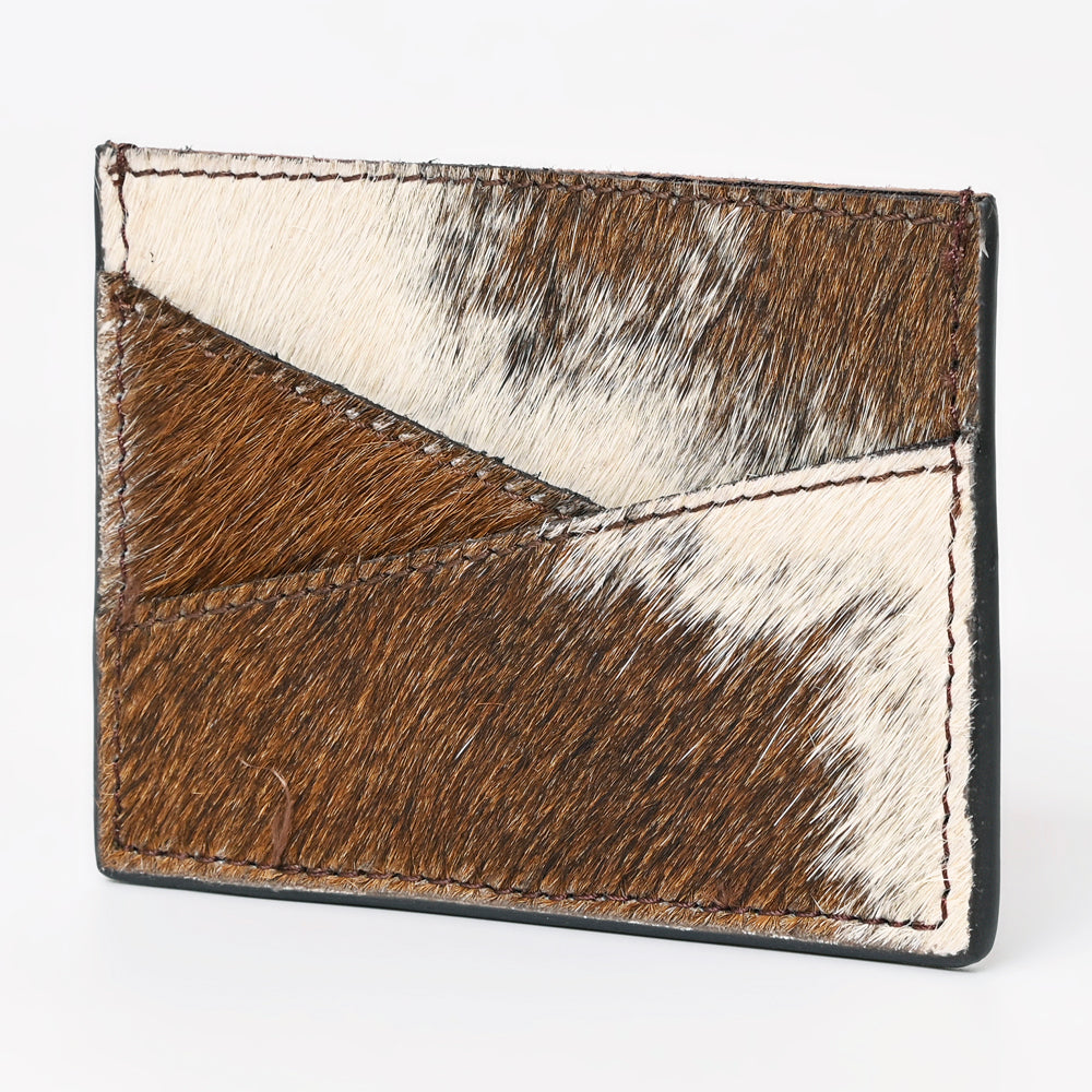 American Darling Card Holder Hair on Genuine Leather | Business Credit Sports