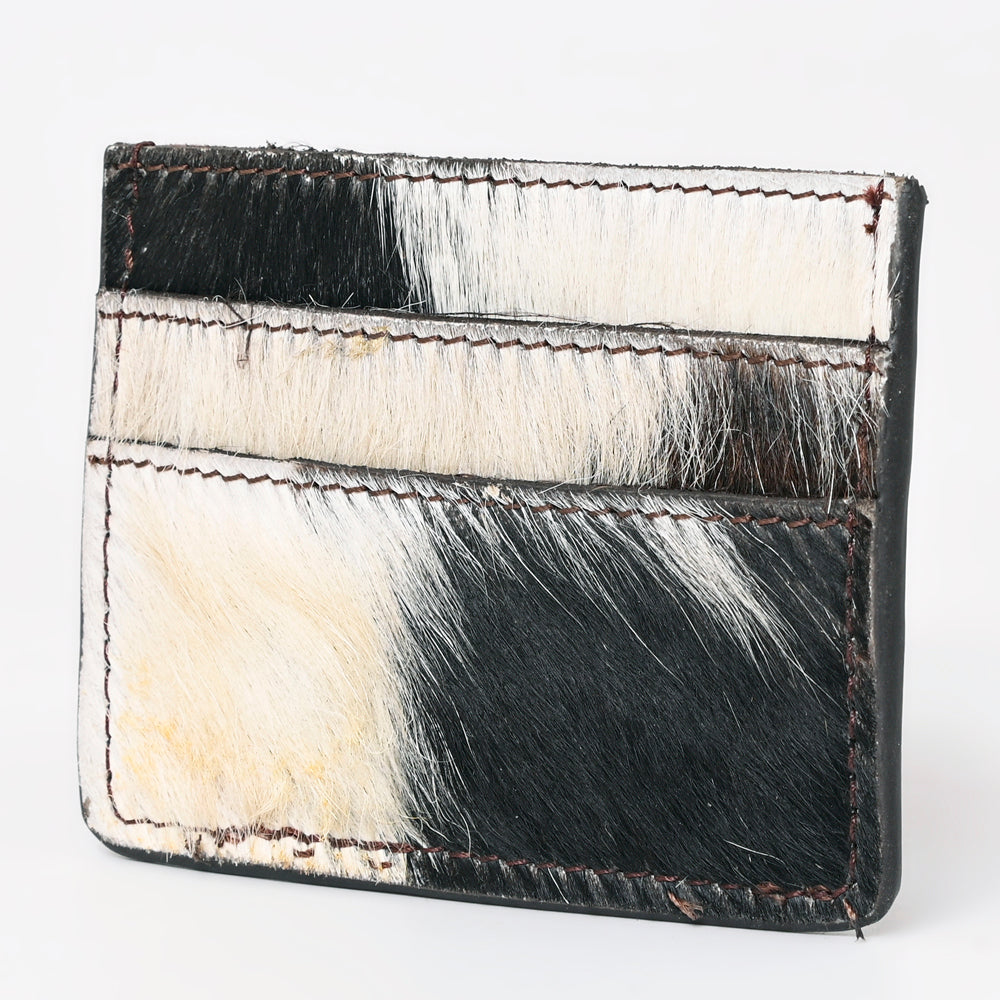 American Darling Card Holder Hair on Genuine Leather | Business Credit