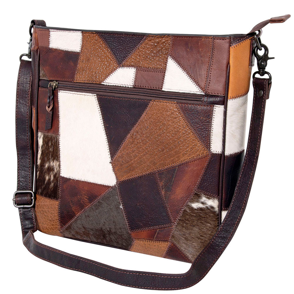 OHLAY Large Crossbody Hair-On Genuine Leather Women Bag Western Handbag Purse | Womens Handbags Belt for Summer