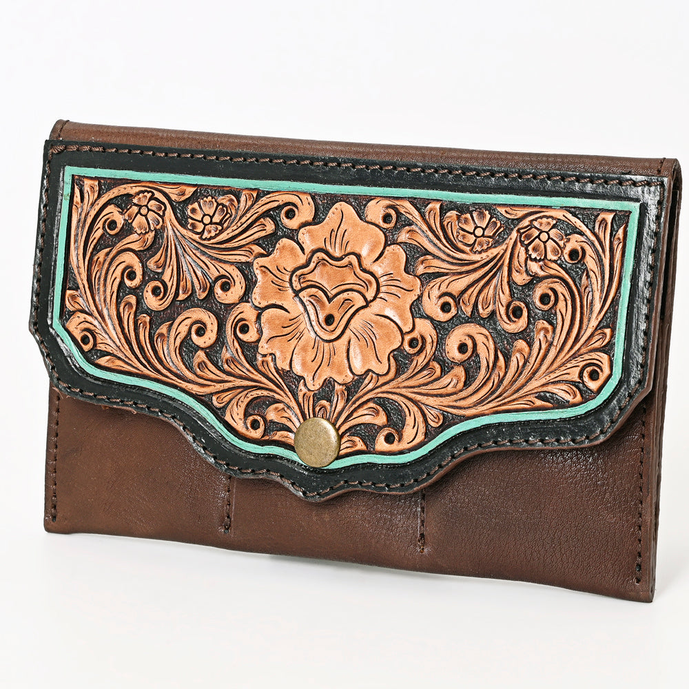 American Darling Clutch Hand Tooled Genuine Leather Western Women Bag Handbag Purse | Purses for Cute