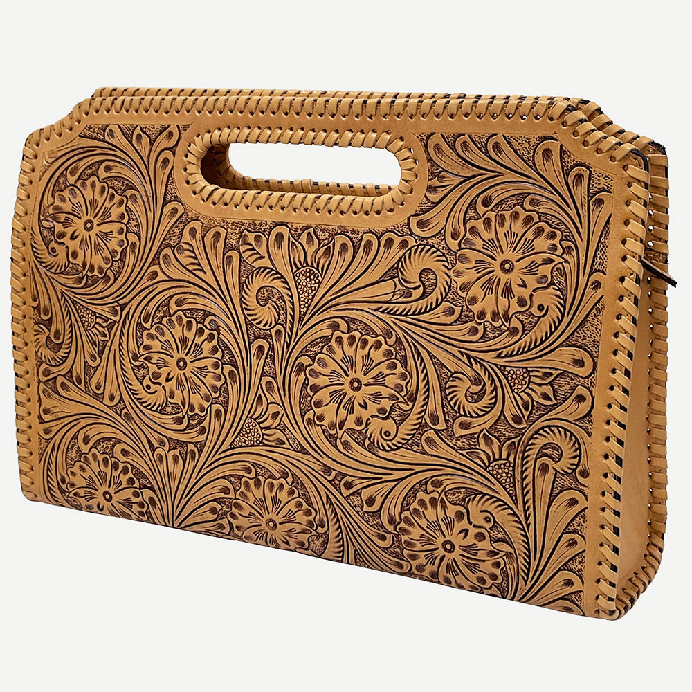 American Darling Clutch Hand Tooled Genuine Leather Western Women Bag Handbag Purse | Purses for
