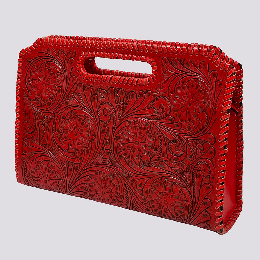 American Darling Clutch Hand Tooled Genuine Leather Western Women Bag Handbag Purse | Purses for