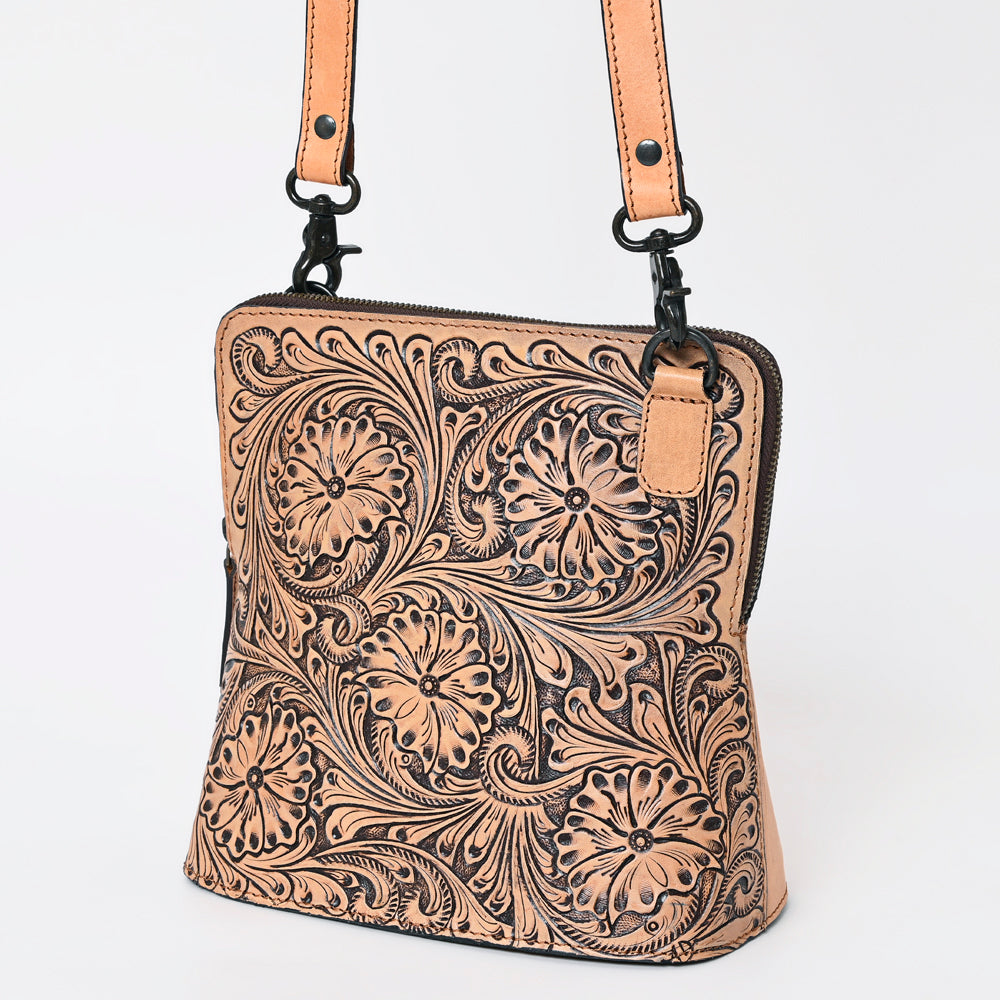 American Darling Crossbody Hand Tooled Genuine Leather Western Women Bag Handbag Purse | Purses for Cute