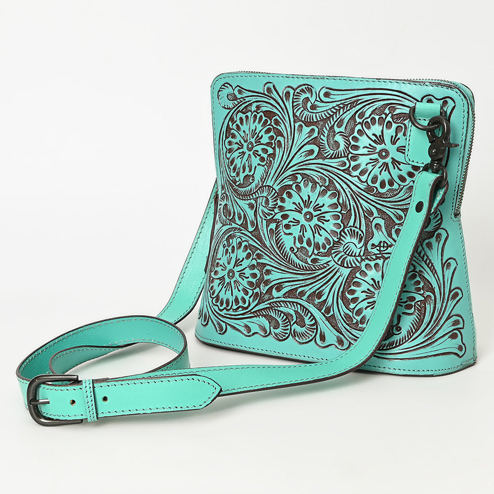 American Darling Crossbody Hand Tooled Genuine Leather Western Women Bag Handbag Purse | Purses for Cute