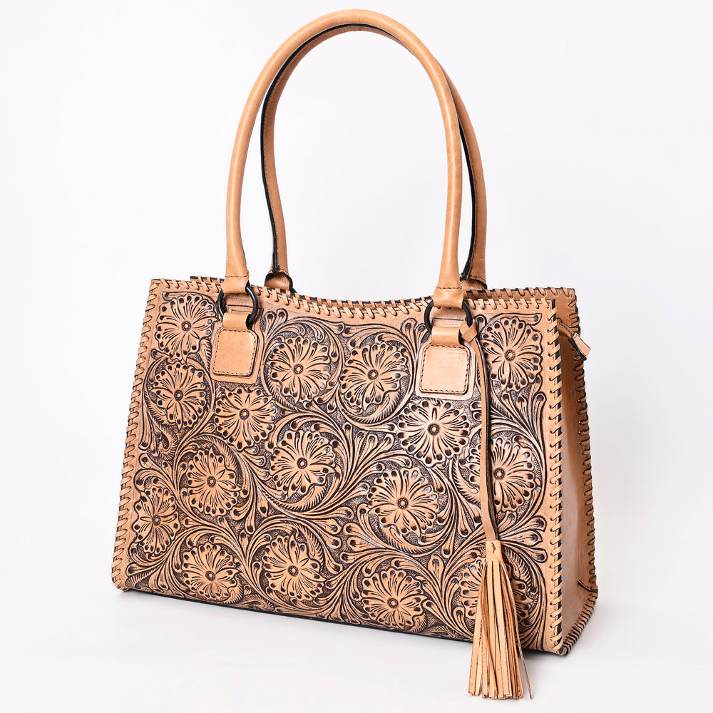 American Darling Tote Hand Tooled Genuine Leather Western Women Bag Handbag Purse | Casual