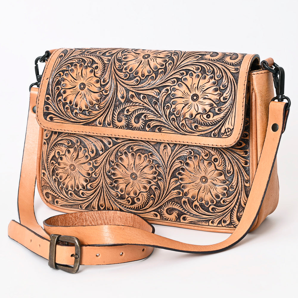 American Darling Cross Body Hand Tooled Genuine Leather Western Women Bag Handbag Purse | Crossbody for |Cute