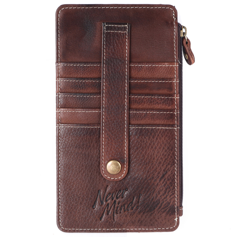 Never Mind Nmbgm132E Wallet Vintage Handmade Genuine Cowhide Leather Women Bag Western Handbag Purse