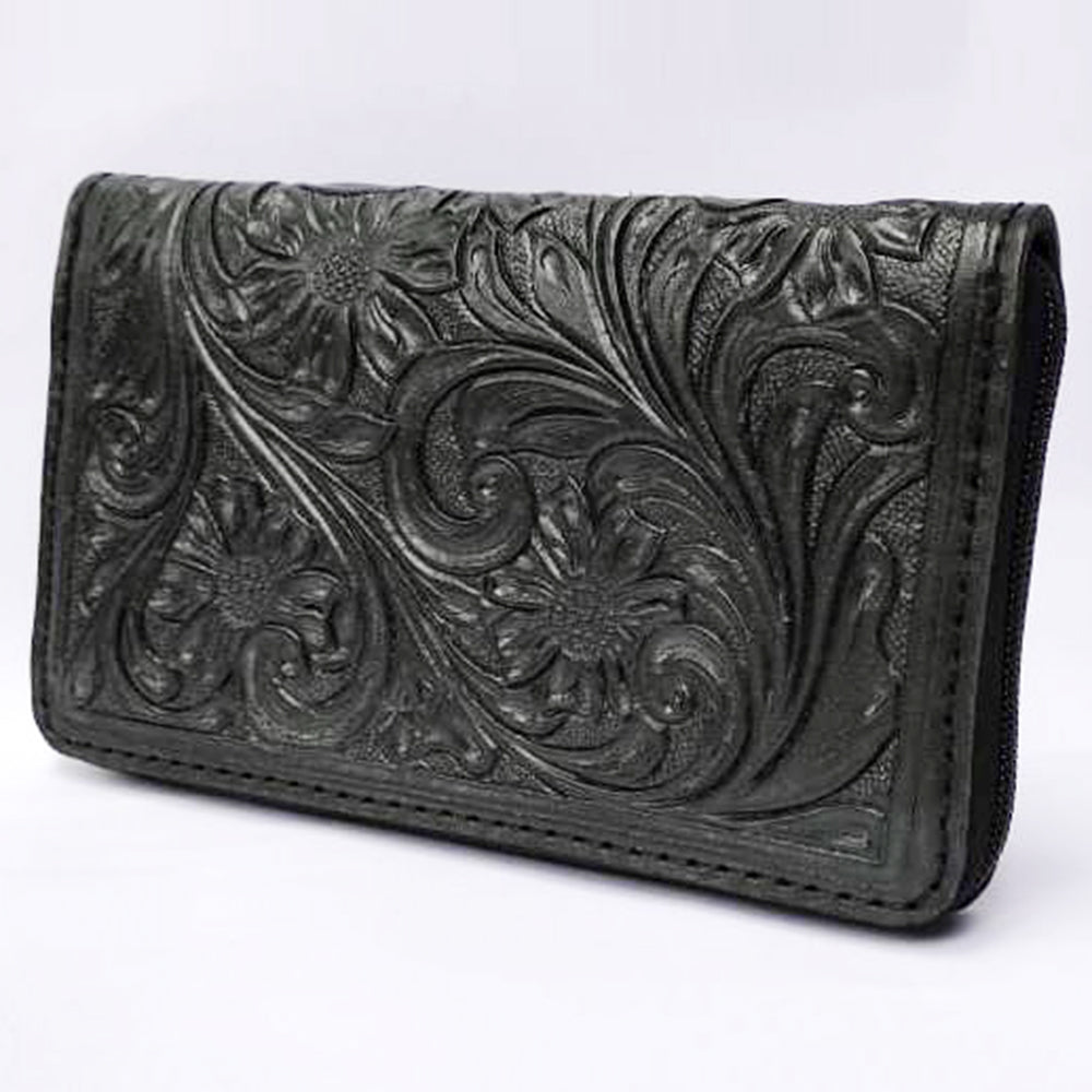 GIBGX1340 Wristlet Genuine Western Leather Women Bag