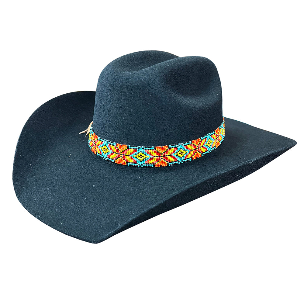 HILASON Beaded American Style Western Cowgirl Handmade Hatband | Hat Band Women Cowboy Headbands for Bands