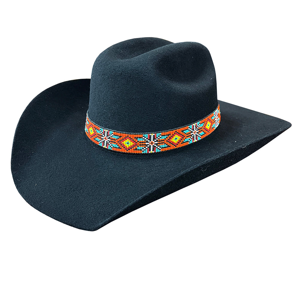 HILASON Beaded American Style Western Cowgirl Handmade Hatband | Hat Band Women Cowboy Headbands for Bands