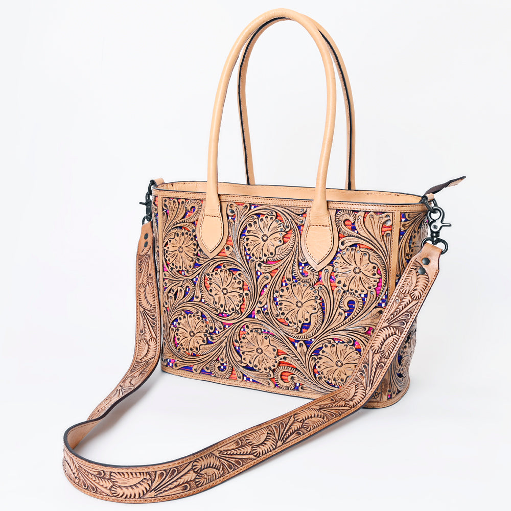 American Darling Tote Hand Tooled Genuine Leather Western Women Bag Handbag Purse | Casual