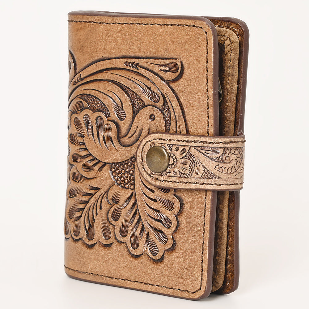 OHLAY Wallet Hand Tooled Genuine Leather Women Bag Western Handbag Purse | Womens Handbags |Leather Belt for Summer