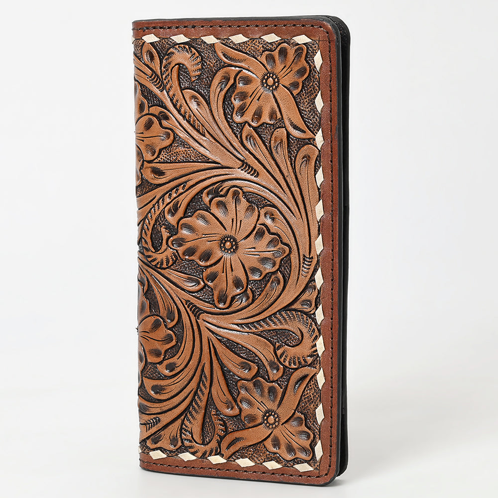 OHLAY Wallet Hand Tooled Genuine Leather Women Bag Western Handbag Purse | Womens Handbags |Leather Belt for Summer