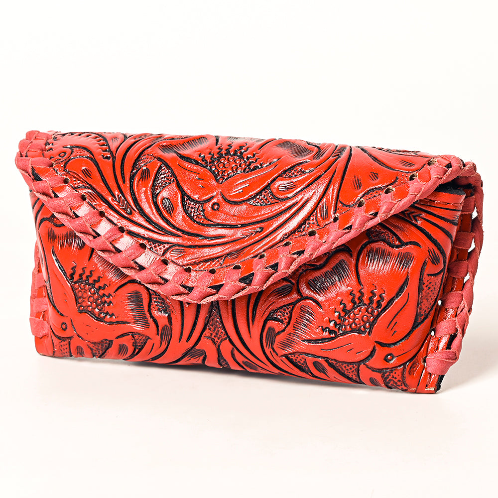 American Darling Sunglass Case Hand Tooled Genuine Leather Women Western Handbag | Bag for Purse