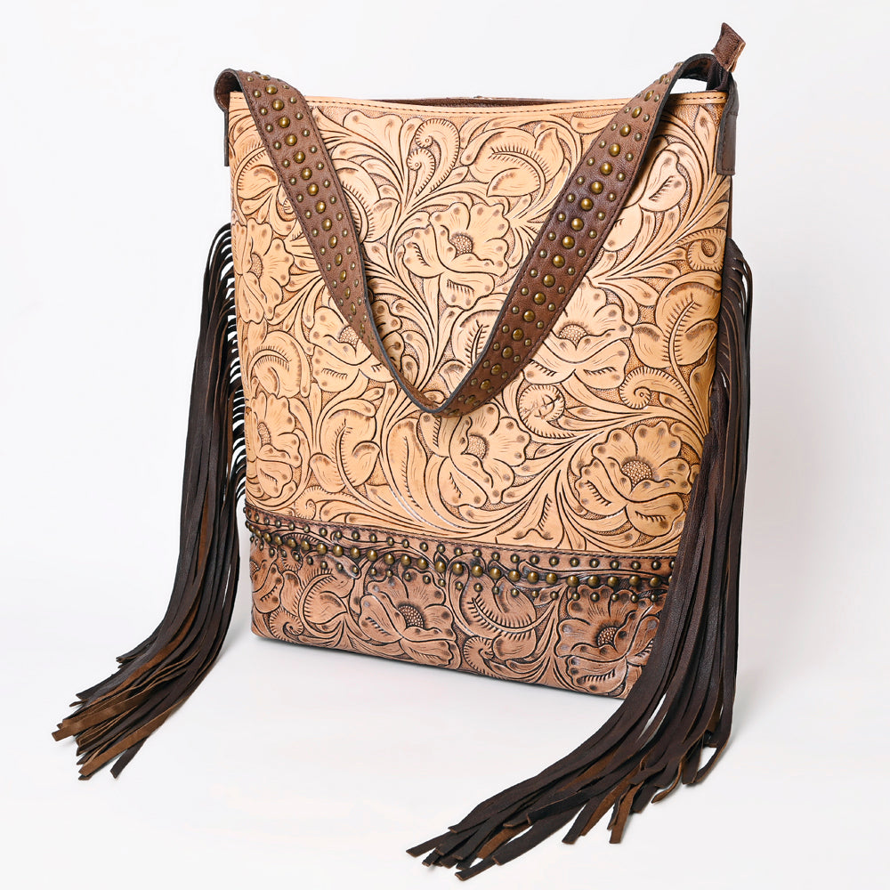 ADBG1218 American Darling Hand Tooled Genuine Leather Women Bag Western Handbag Purse