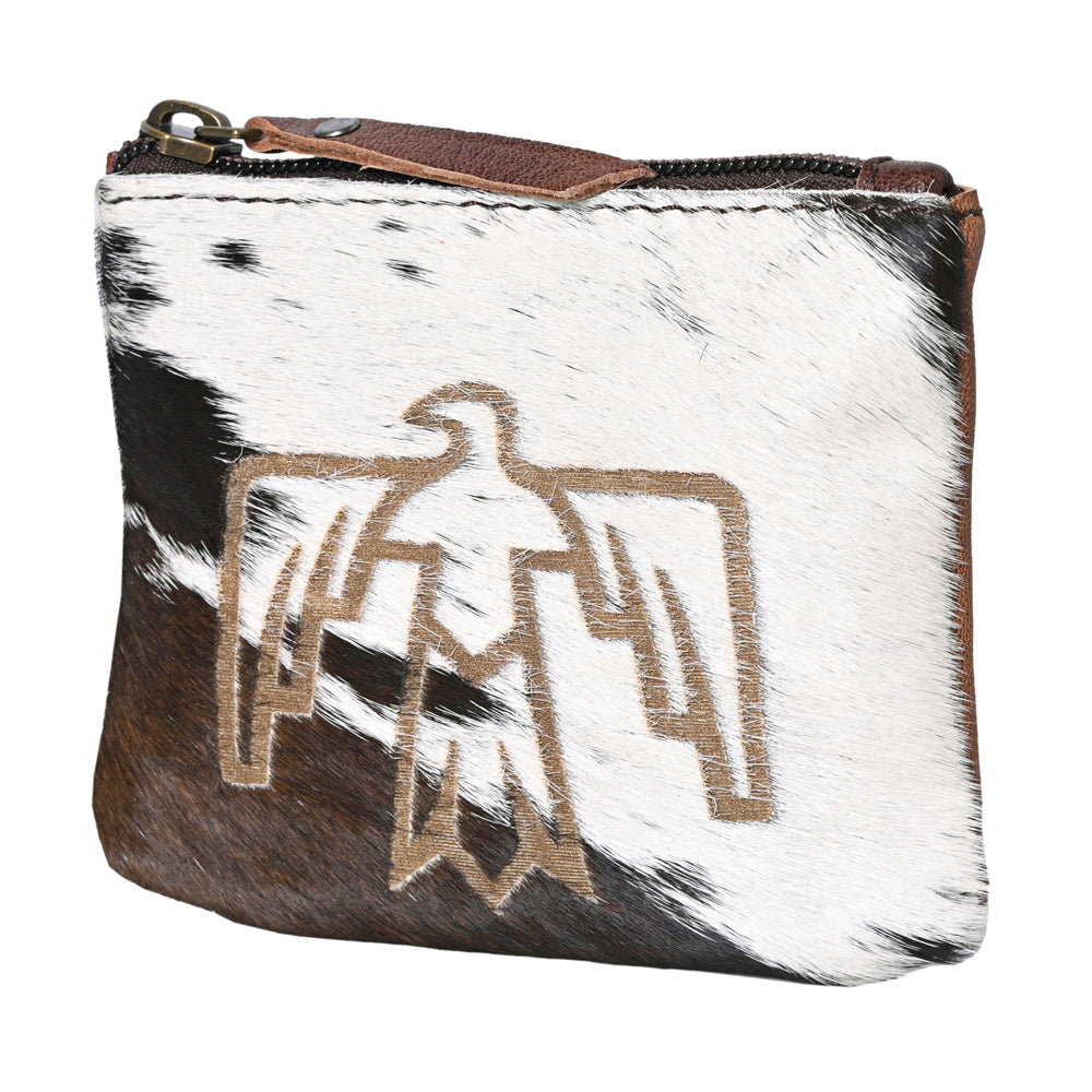 OHLAY Coin Purse Hair-On Genuine Leather Women Bag Western Handbag | for Cute