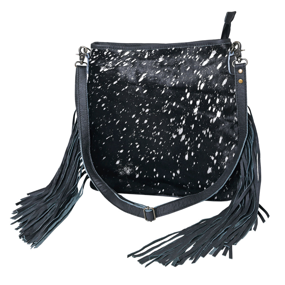 OHLAY Cross Body Hair-On Genuine Leather Women Bag Western Handbag Purse | Canvas for Womens Summer