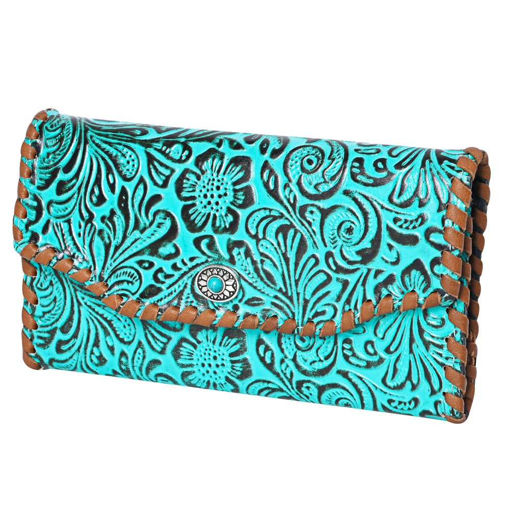 OHLAY Coin Purse Embossed Genuine Leather Women Bag Western Handbag | for Cute