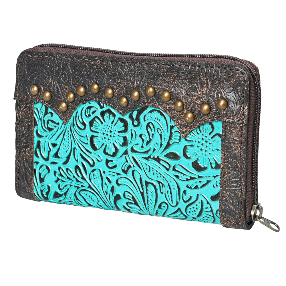 OHLAY SKBG276 Coin Purse Embossed Genuine Leather women bag western handbag