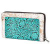 OHLAY Coin Purse Embossed Hair-On Genuine Leather Women Bag Western Handbag | for Cute