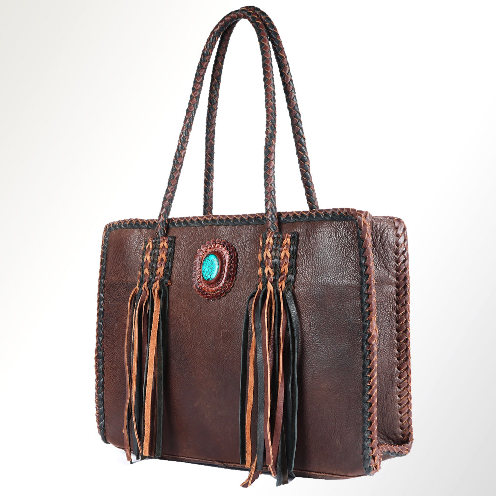 American Darling Tote Hair on Genuine Leather Western Women Bag | Handbag Purse for Cute