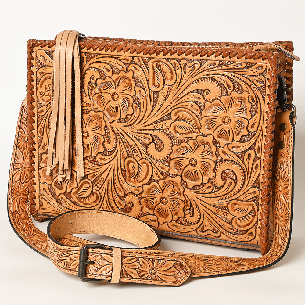 American Darling Small Crossbody Hand Tooled Genuine Leather Western Women Bag Handbag Purse | Travel Bags College Casual