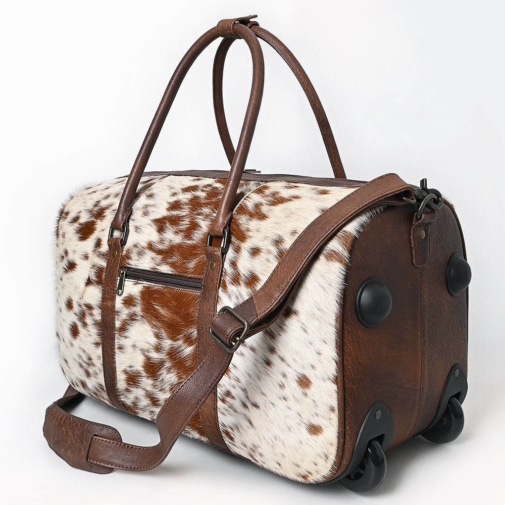 American Darling Duffel Hair On Genuine Leather Women Bag Western Handbag Purse