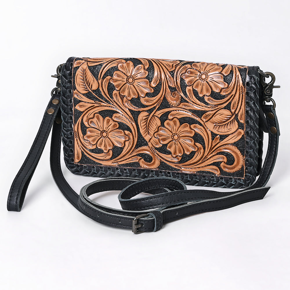 American Darling Small Crossbody Hand Tooled Genuine Leather Women Bag Western Handbag Purse