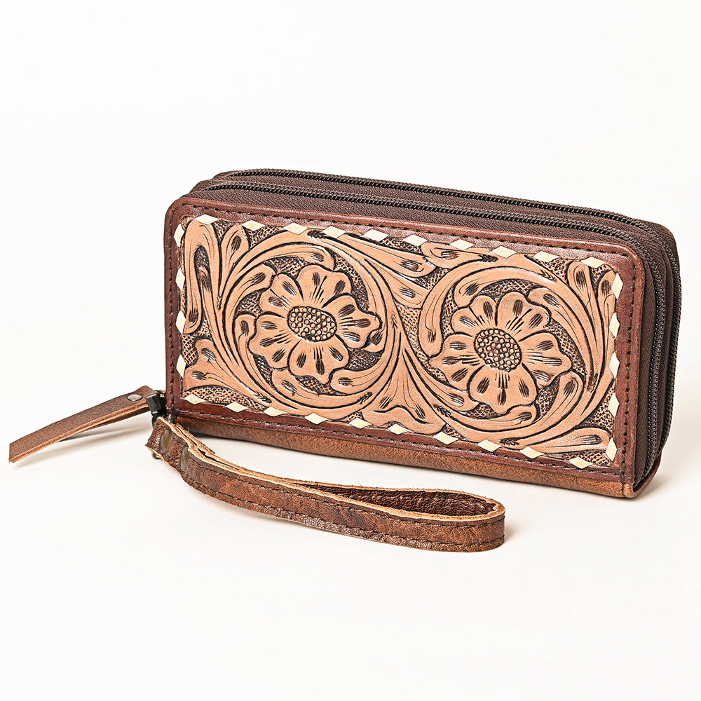 American Darling Small Crossbody Hand Tooled Genuine Leather Women Bag Western Handbag Purse