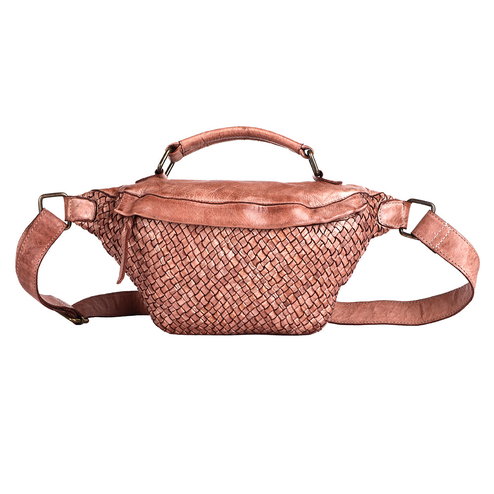 Never Mind Nmbgm148B Fanny Pack Vintage Handmade Genuine Cowhide Leather Women Bag Western Handbag Purse