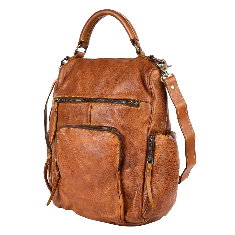Never Mind Nmbgm156A Backpack Vintage Handmade Genuine Cowhide Leather Women Bag Western Handbag Purse