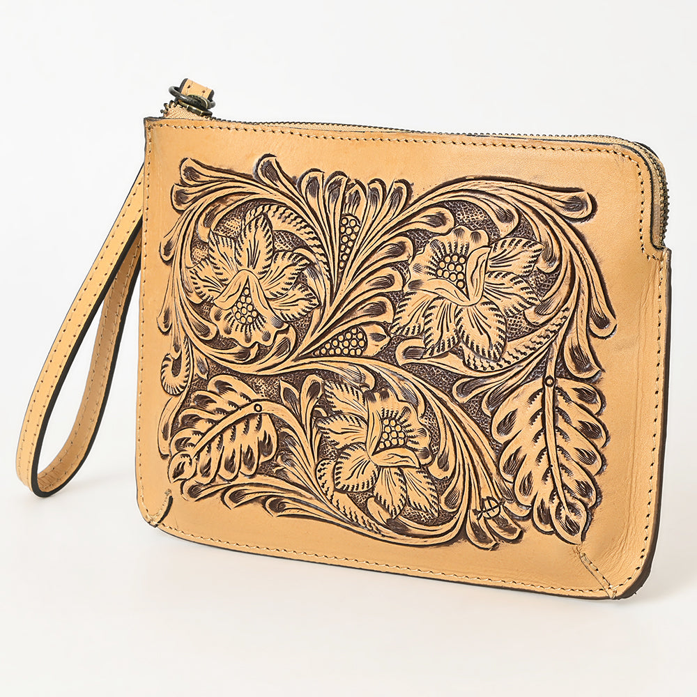 American Darling Coin Purse Hand Tooled Genuine Leather Western Women Bag | Handbag Wallet Purses for