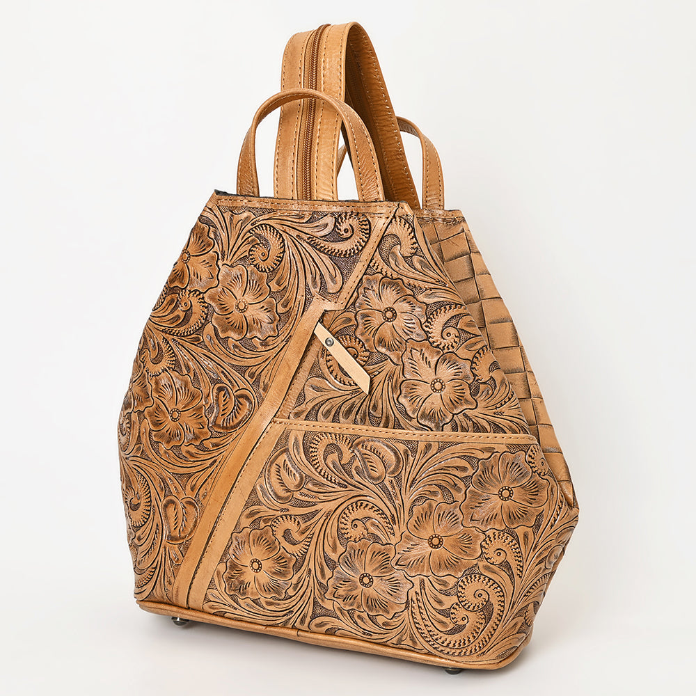 Ohlay Bags OHG102A Backpack Hand Tooled Genuine Leather Women Bag Western Handbag Purse