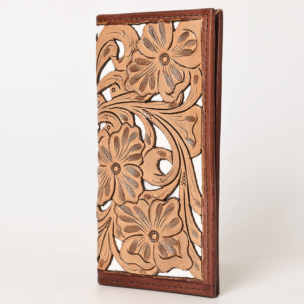 OHLAY Wallet Hand Tooled Genuine Leather Women Bag Western Handbag Purse | Womens Handbags |Leather Belt for Summer