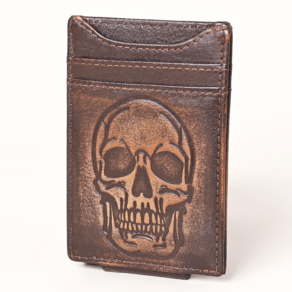 AMERICAN TANNER Genuine Leather Card Holder Wallet For Men & Women H4.1 X W3