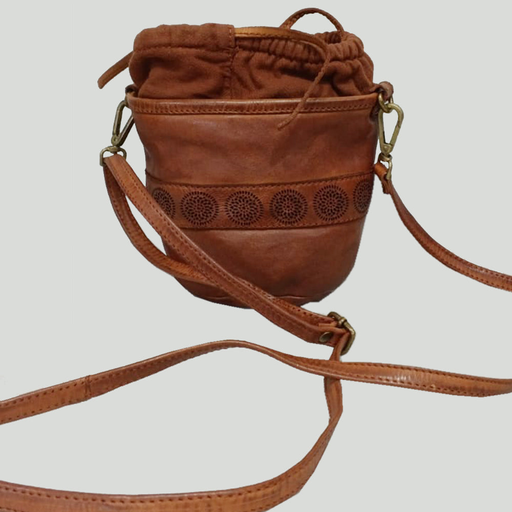 Spaghetti Western SWL126 Bucket Genuine Leather women bag