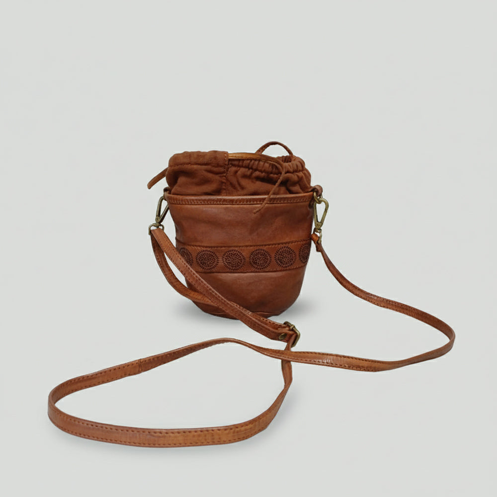 Spaghetti Western SWL126 Bucket Genuine Leather women bag