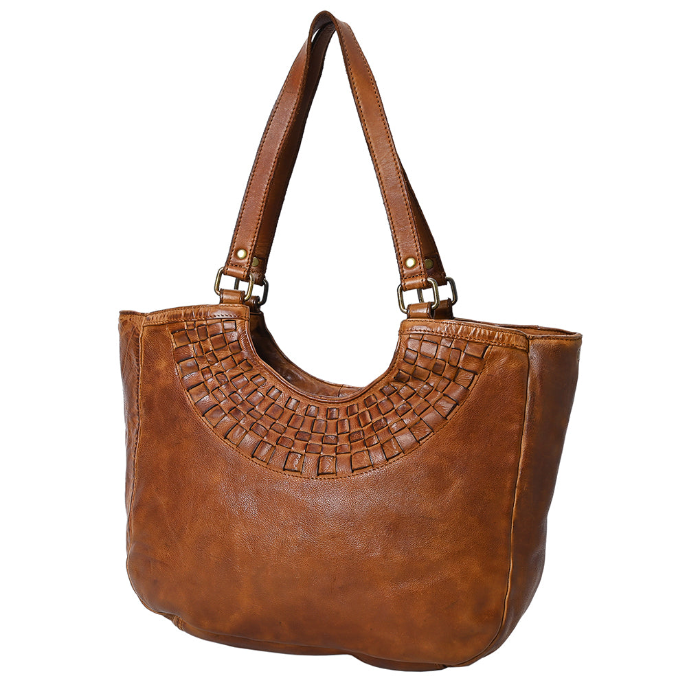 SWL129 Tote Genuine Leather women bag western