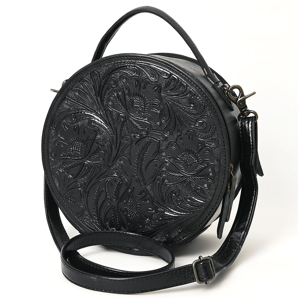 American Darling Canteen Hand Tooled Genuine Leather Women Bag Western Handbag Purse | for