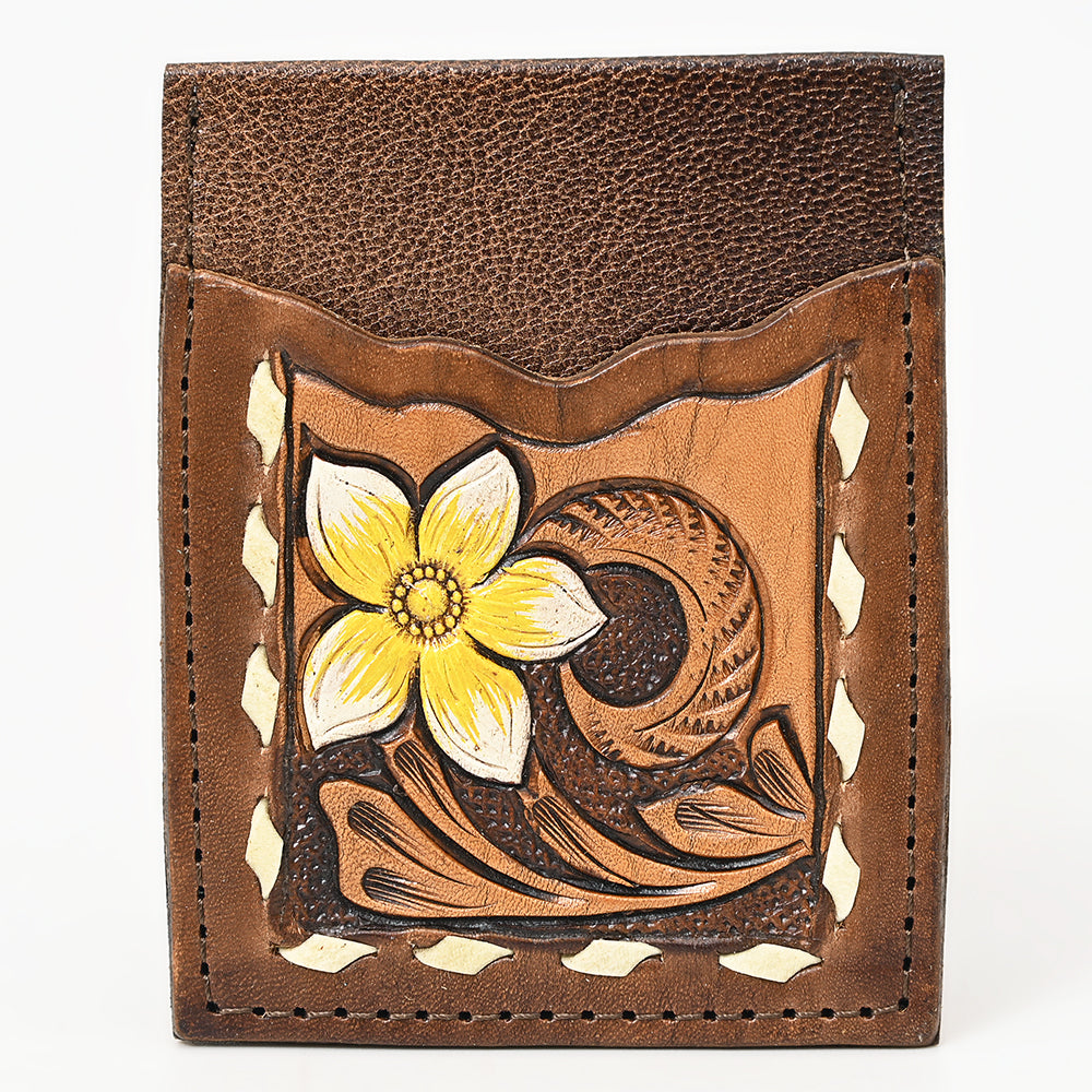 American Darling Cell Phone Holder Hand Tooled Genuine Leather Western Women Bag Purse | Case