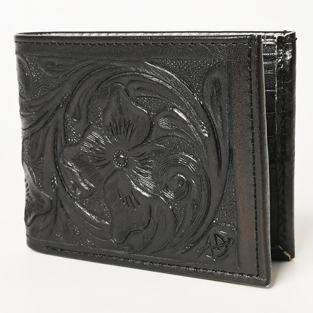 American Darling Wallet Hand Tooled Genuine Leather Western Women | Wristlet Travel Clutch for