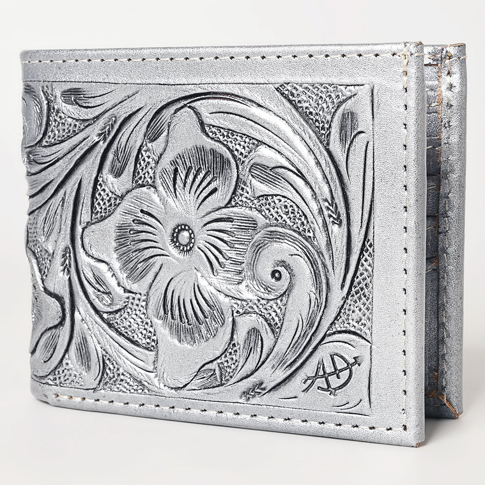 American Darling Wallet Hand Tooled Genuine Leather Western Women | Wristlet Travel Clutch for