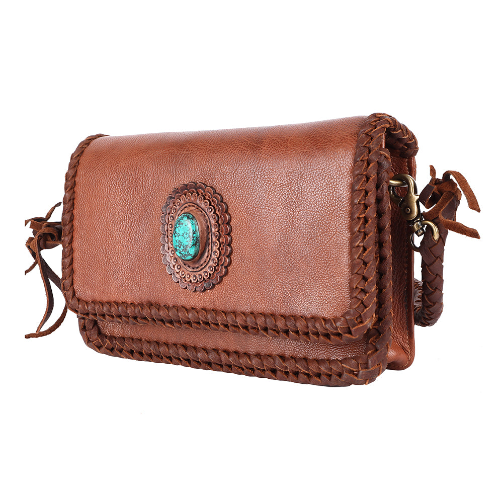 American Darling Clutch Full Grain Genuine Leather Western Women Bag Handbag Purse | Purses for Cute
